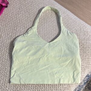 lululemon align halter Light Green Tank Top